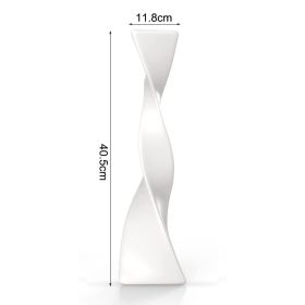 Creative Floor Vase Tall Ceramic Vase Black And White Nordic Simple Spiral Vase Living Room Desktop Ceramic Ornaments Home Decor