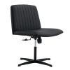 Black High Grade Pu Material. Home Computer Chair Office Chair Adjustable 360 ¬∞ Swivel Cushion Chair With Black Foot Swivel Chair Makeup Chair Study