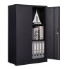 Metal Storage Cabinet with Locking Doors and Adjustable Shelf, Folding Filing Storage Cabinet , Folding Storage Locker Cabinet for Home Office,School,
