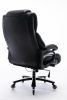 Big and Tall 400lbs Office Chair - Adjustable Lumbar Support Heavy Duty Metal Base Quiet Rubber Wheels High Back Large Executive Computer Desk Swivel