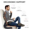 Sweetcrispy Executive Office PU Leather Desk Chair High Back Flip-Up Armrest Adjustable Ergonomic Home Office Chair - as Pic