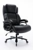 Big and Tall 400lbs Office Chair - Adjustable Lumbar Support Heavy Duty Metal Base Quiet Rubber Wheels High Back Large Executive Computer Desk Swivel