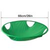 1pc 21in/26in Laundry Hamper Basket Foldable Hamper Oval Tub Green Cloth Storage Baskets Home Dryer Helper Clothes Carrier Organizer - Green - 26 Inch