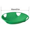 1pc 21in/26in Laundry Hamper Basket Foldable Hamper Oval Tub Green Cloth Storage Baskets Home Dryer Helper Clothes Carrier Organizer - Green - 26 Inch