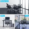Simple Deluxe Task Office Chair Ergonomic Mesh Computer Chair with Wheels and Arms and Lumbar Support Adjustable Height Study Chair for Students Teens